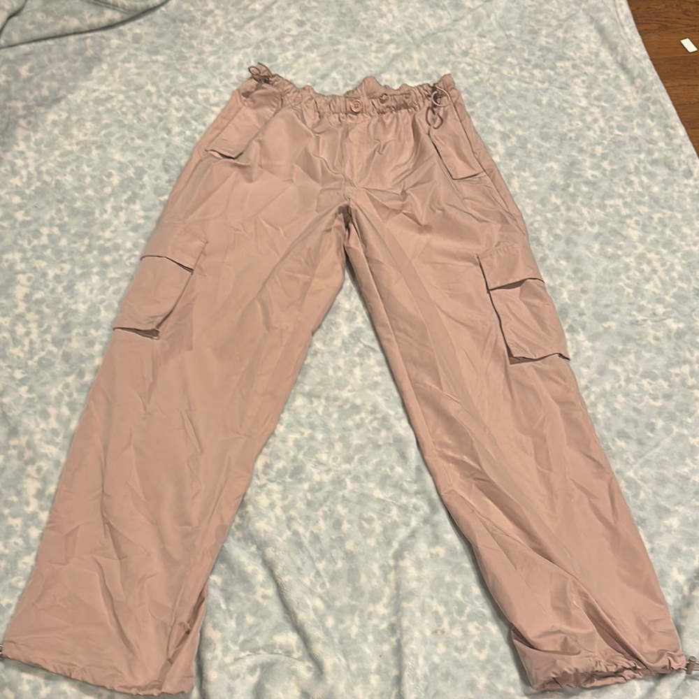 Pink Cargo Pants